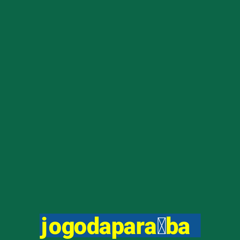 jogodapara铆ba