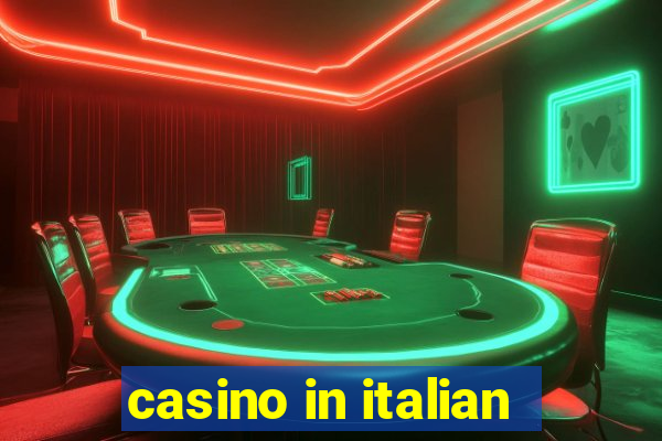 casino in italian