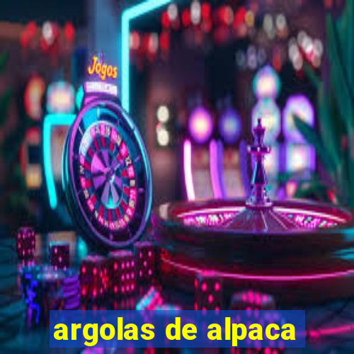 argolas de alpaca