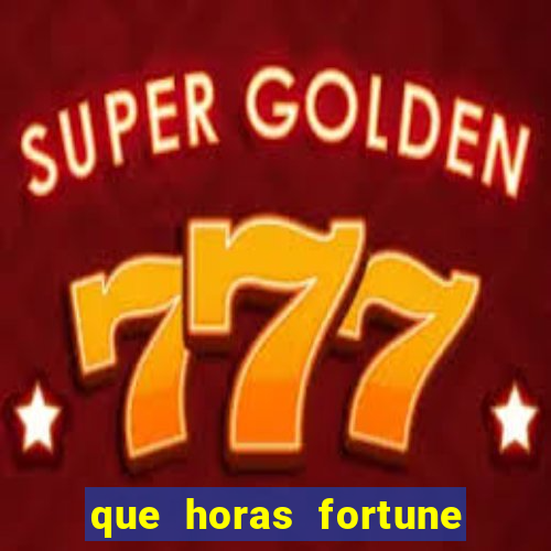 que horas fortune tiger paga