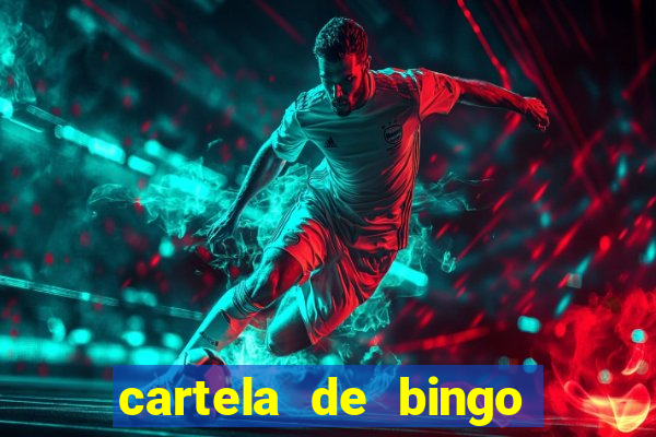 cartela de bingo cha de panela