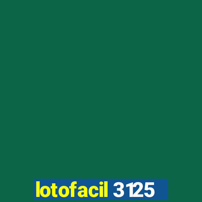 lotofacil 3125