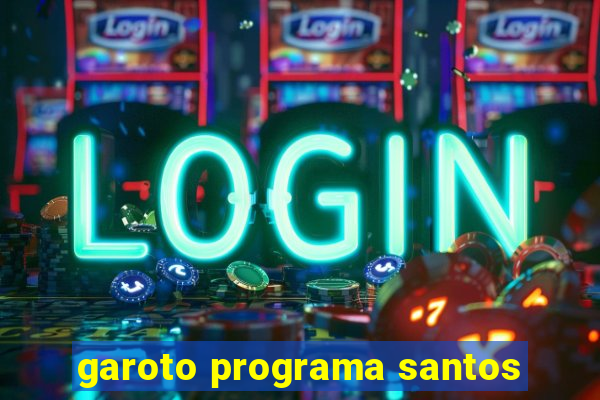 garoto programa santos