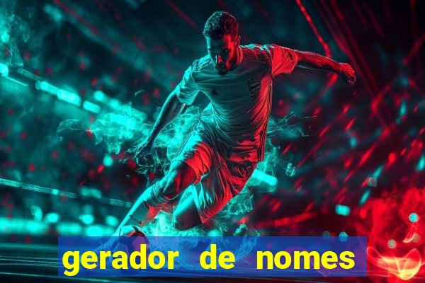 gerador de nomes para jogos