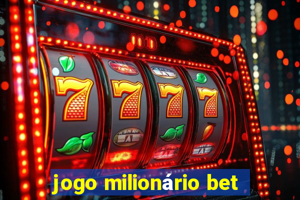 jogo milionário bet