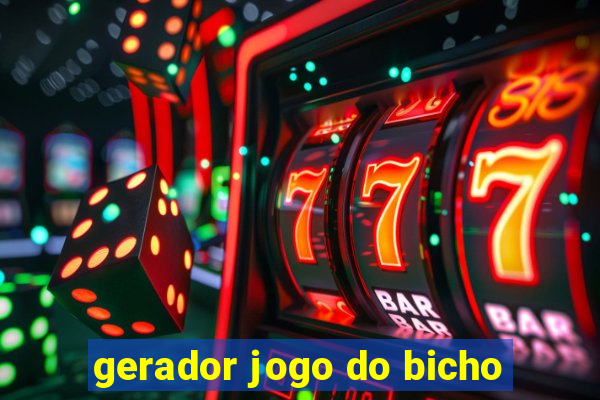 gerador jogo do bicho