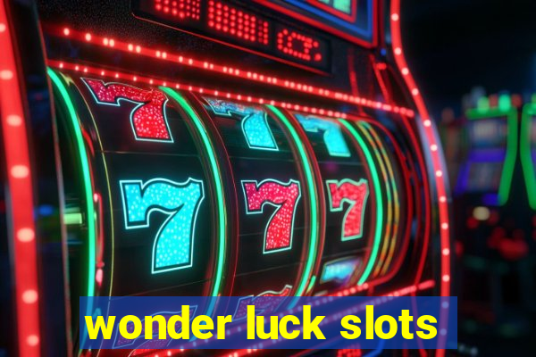 wonder luck slots