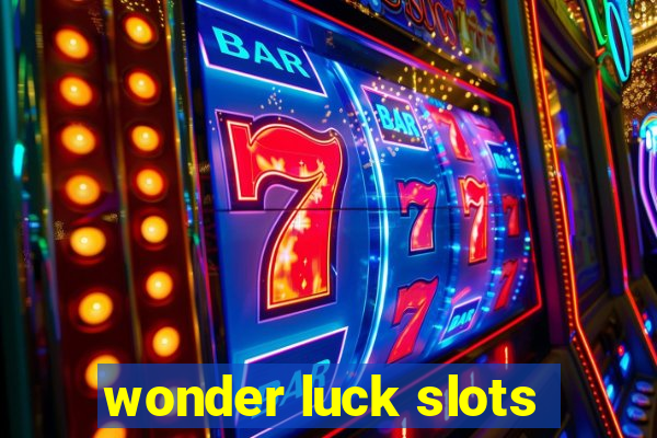 wonder luck slots