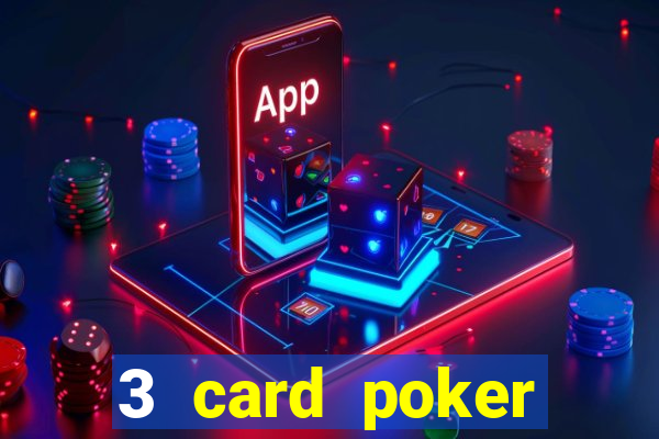 3 card poker casino game