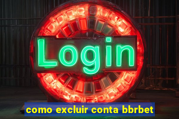 como excluir conta bbrbet