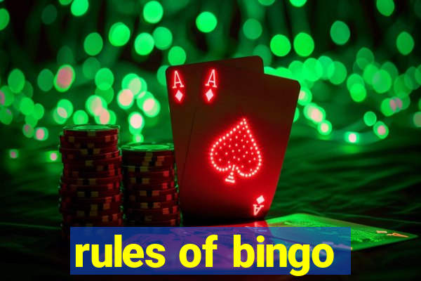 rules of bingo