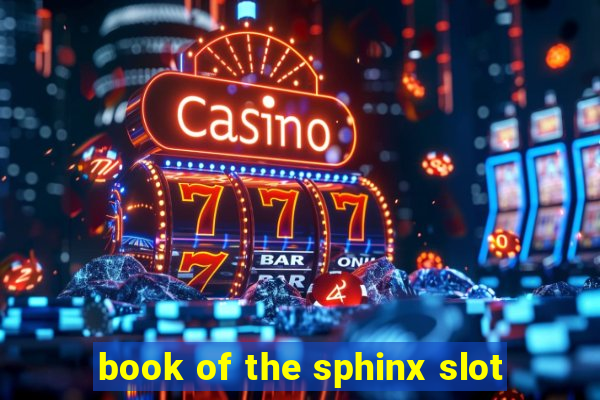 book of the sphinx slot