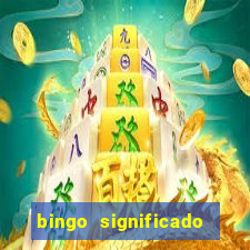 bingo significado da palavra