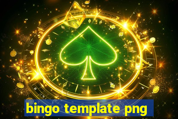 bingo template png