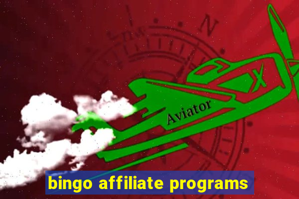 bingo affiliate programs