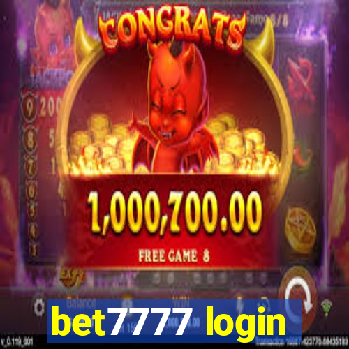 bet7777 login