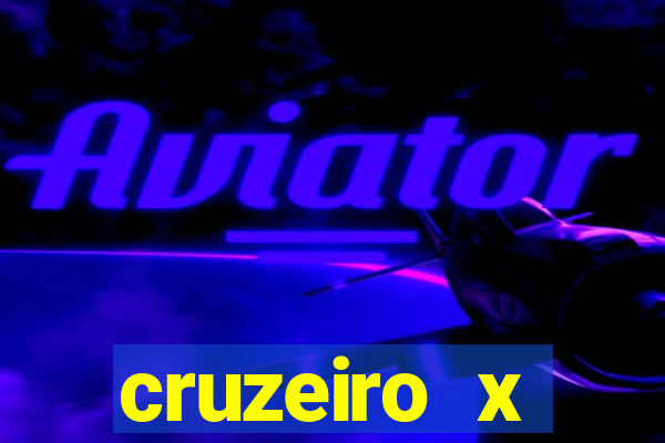 cruzeiro x palmeiras onde assistir