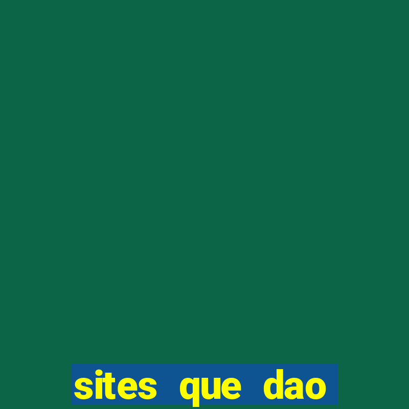 sites que dao bonus de cadastro