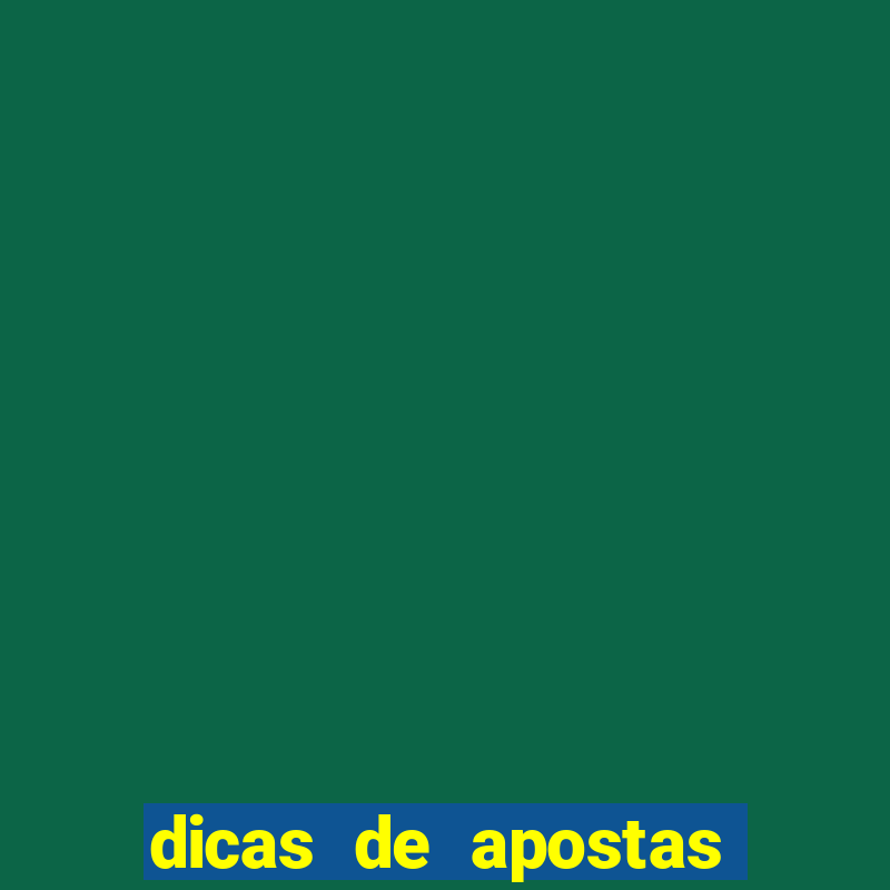 dicas de apostas de futebol