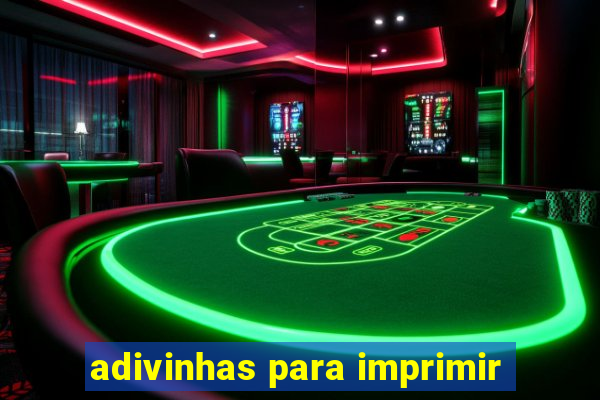 adivinhas para imprimir