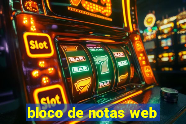 bloco de notas web