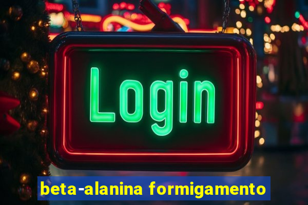 beta-alanina formigamento