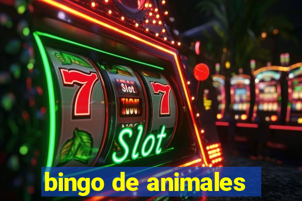 bingo de animales