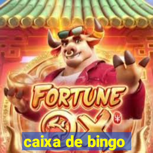 caixa de bingo