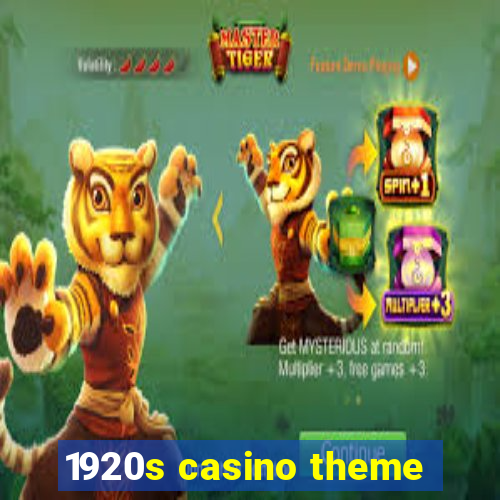 1920s casino theme