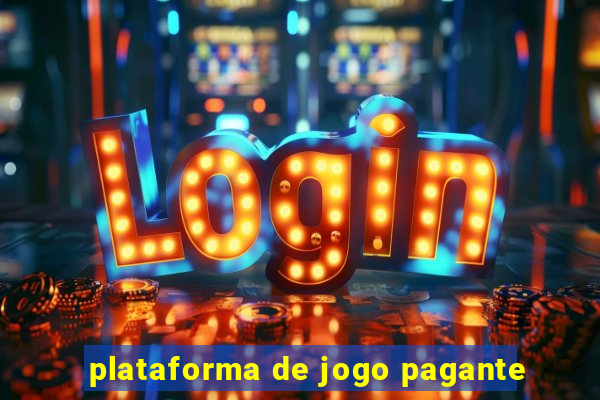 plataforma de jogo pagante