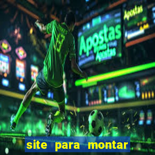 site para montar time de futebol