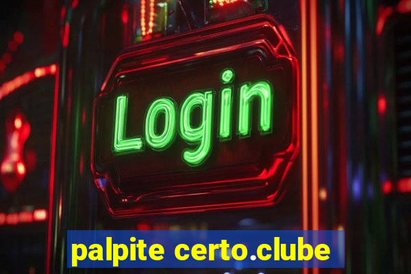 palpite certo.clube