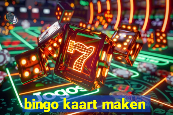 bingo kaart maken