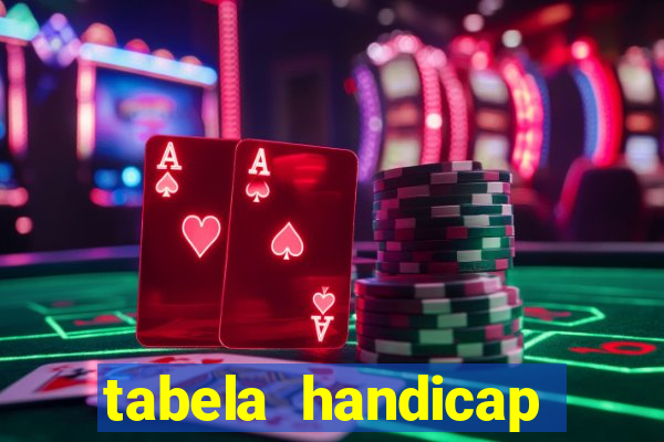 tabela handicap asiatico escanteios