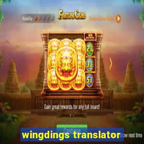 wingdings translator