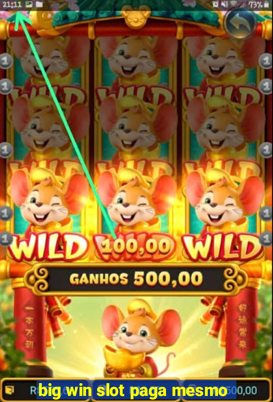 big win slot paga mesmo