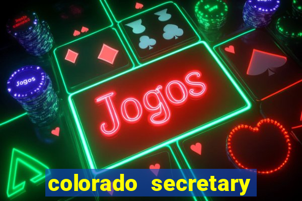 colorado secretary of state bingo