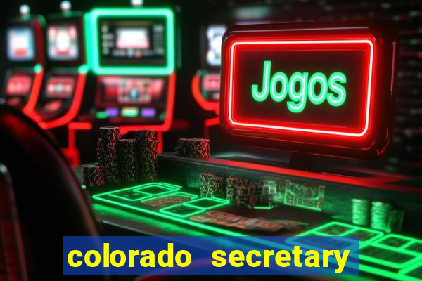 colorado secretary of state bingo