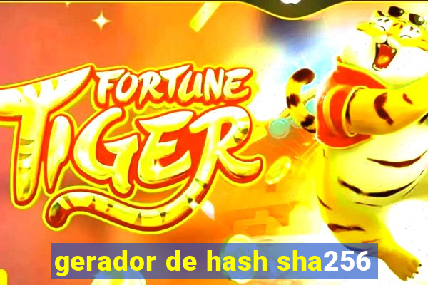 gerador de hash sha256