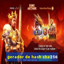 gerador de hash sha256