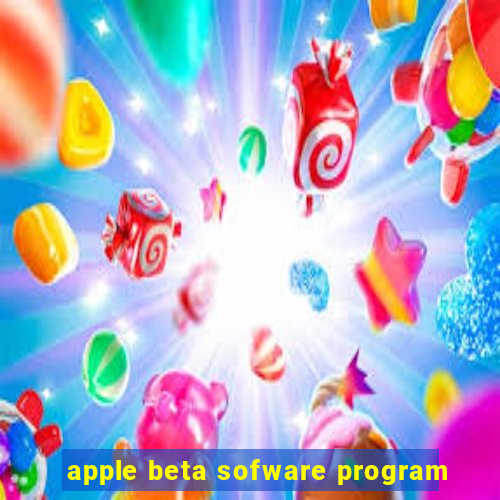 apple beta sofware program