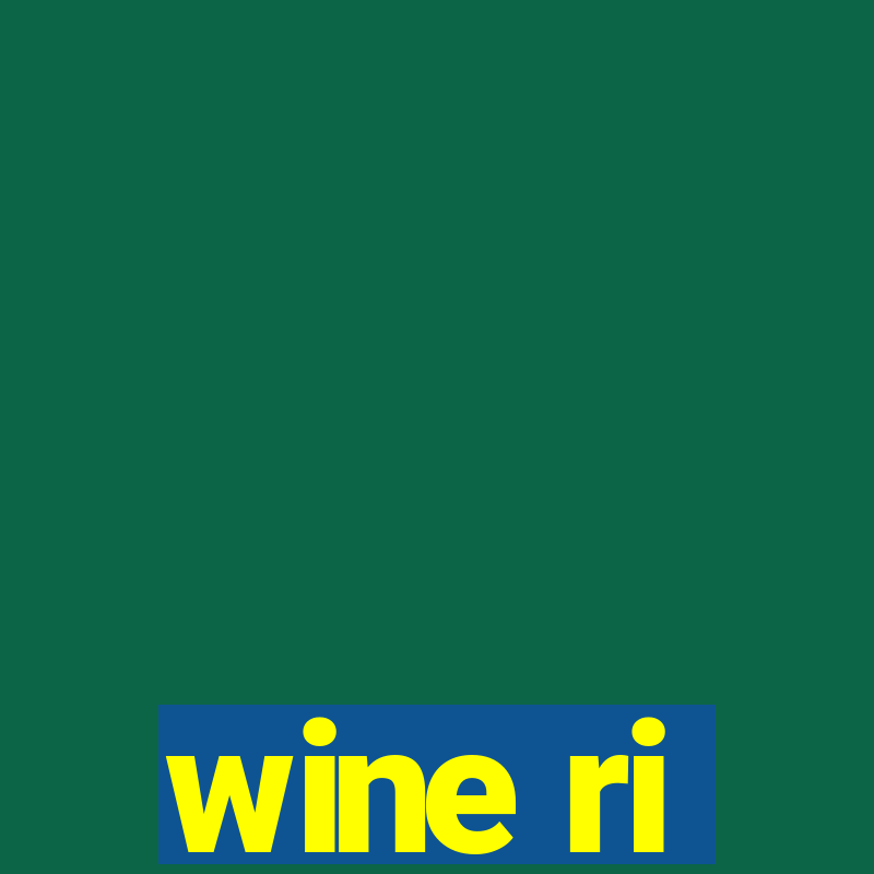 wine ri