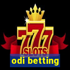 odi betting