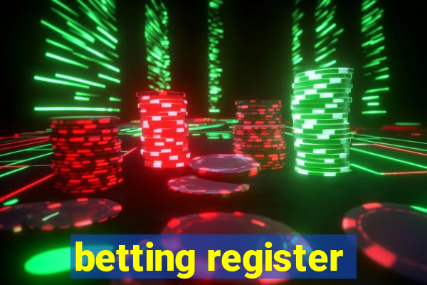 betting register