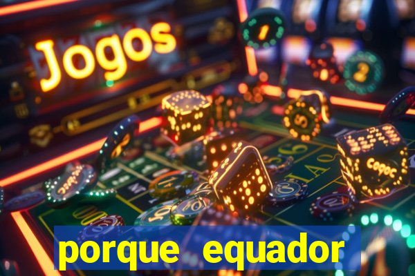 porque equador perdeu 3 pontos