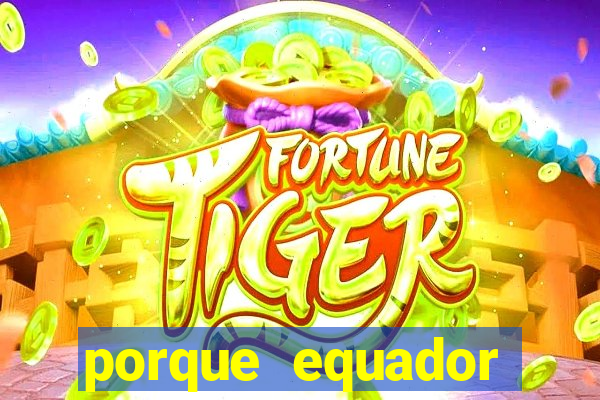 porque equador perdeu 3 pontos