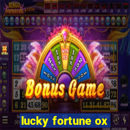 lucky fortune ox