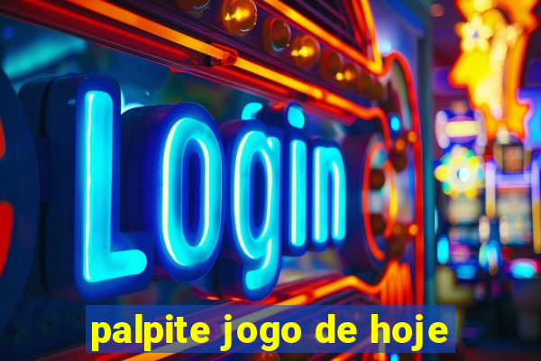 palpite jogo de hoje