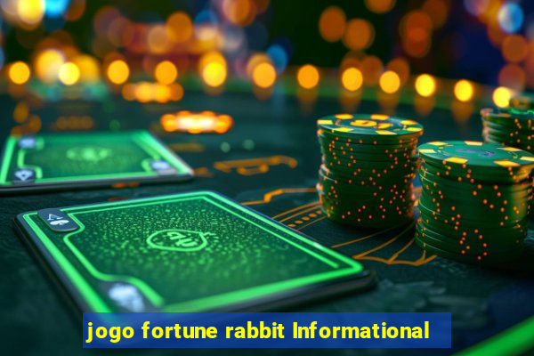 jogo fortune rabbit Informational