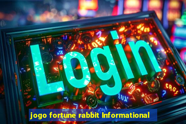 jogo fortune rabbit Informational